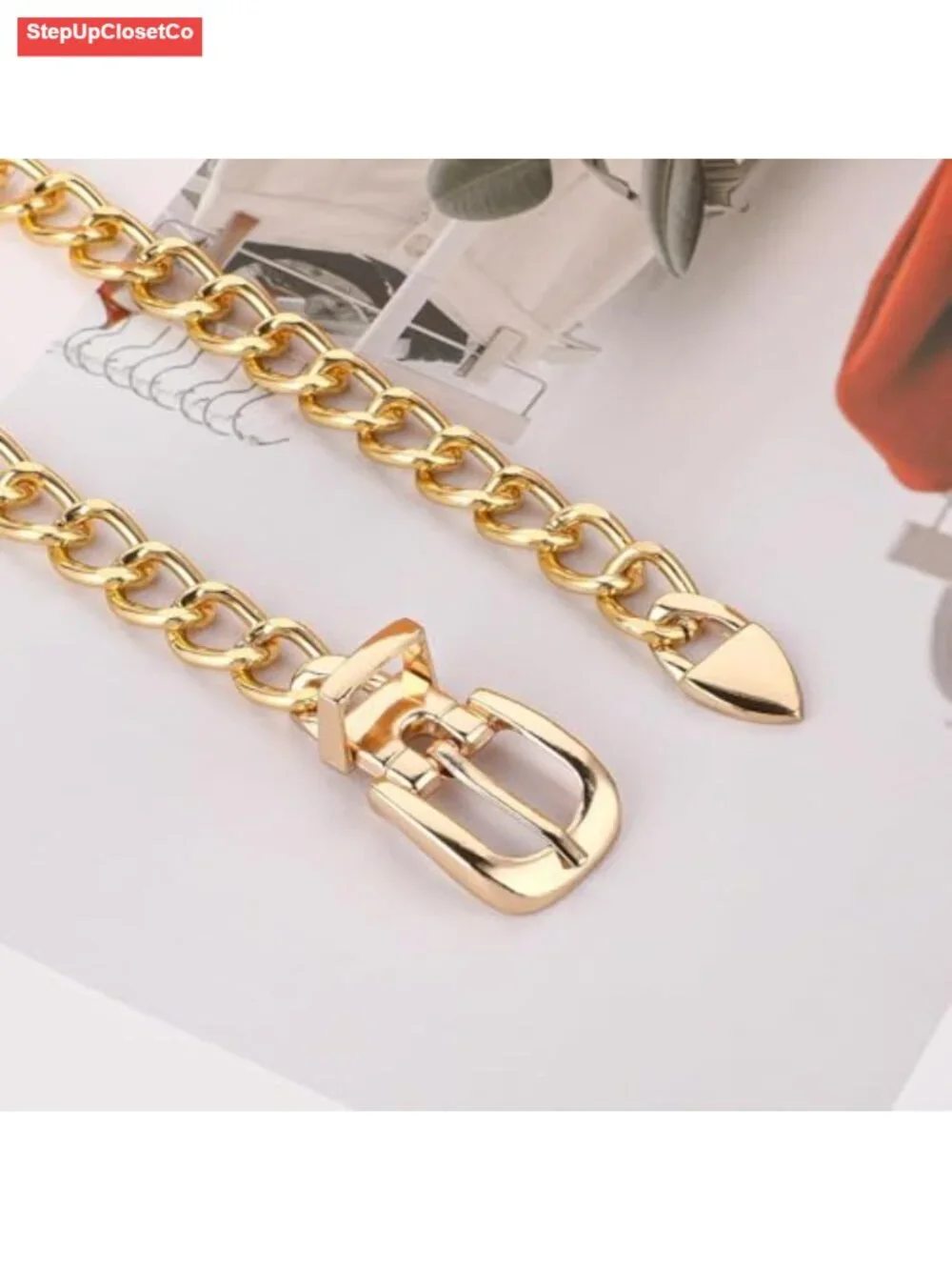 Women's Rhinestone Chain Belt Crystal Waist Belt Wedding Party Accessory